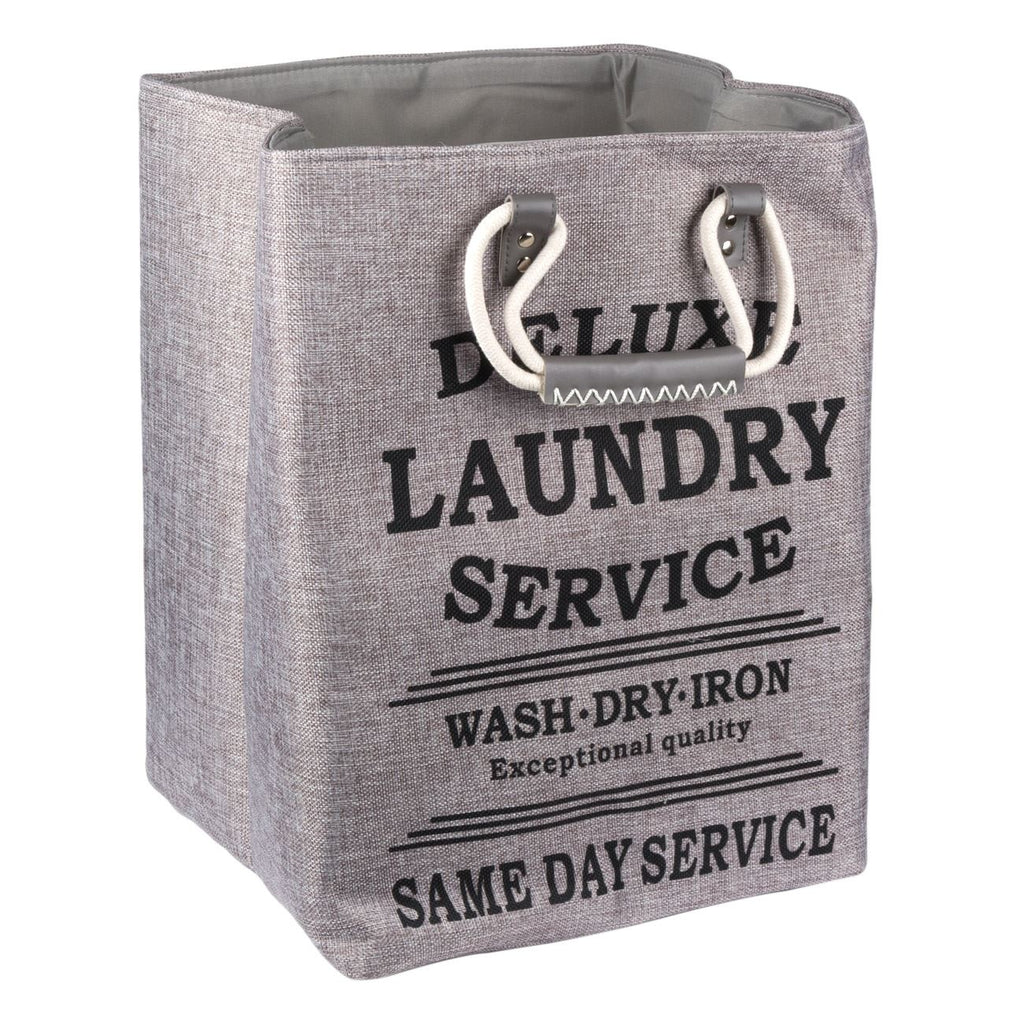 Laundry Basket 46lt Deluxe Laundry Service 32x32x45cm-B