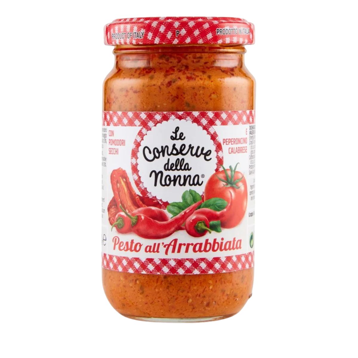 Σάλτσα Πέστο Τομάτας και Τσίλι Le Conserve Della Nonna Pesto All Arrabbiata