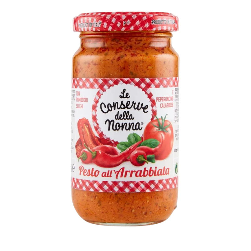 Σάλτσα Πέστο Τομάτας και Τσίλι Le Conserve Della Nonna Pesto All Arrabbiata