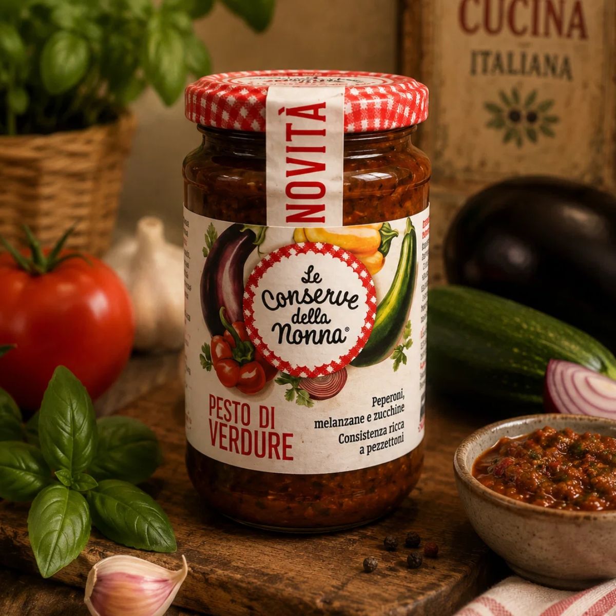 Σάλτσα Le Conserve Della Nonna Pesto Di Verdure