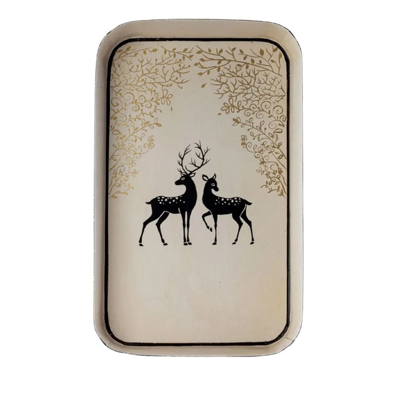 Δίσκος Les Ottomans Iron Tray Reindeers