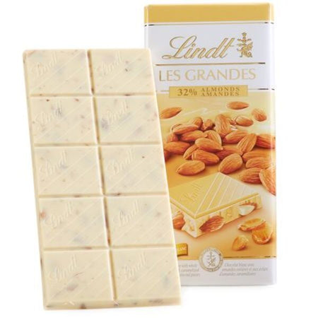 Lindt Les Grandes 32% Mandel Weiss 150g-B