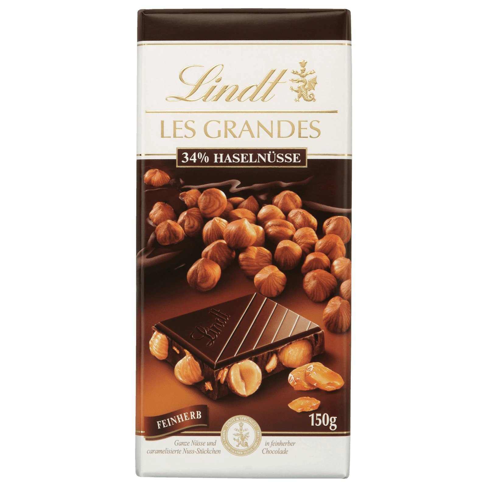 Lindt Les Grandes 34% Hazelnuts Feinherb 450g-A