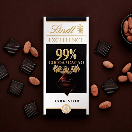 Σοκολάτα Υγείας Lindt Excellence 99% Cocoa Noir Absolu Chocolate