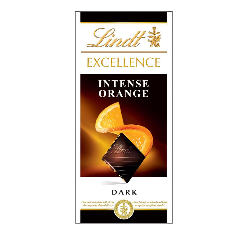 Σοκολάτα Υγείας με Πορτοκάλι Lindt Excellence Intense Orange Dark Chocolate