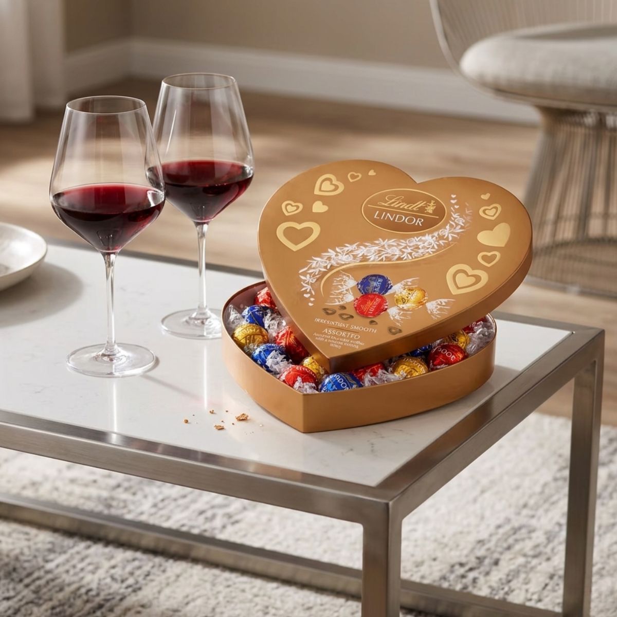 Σοκολατάκια Γάλακτος Συλλογή Lindt Lindor Heart