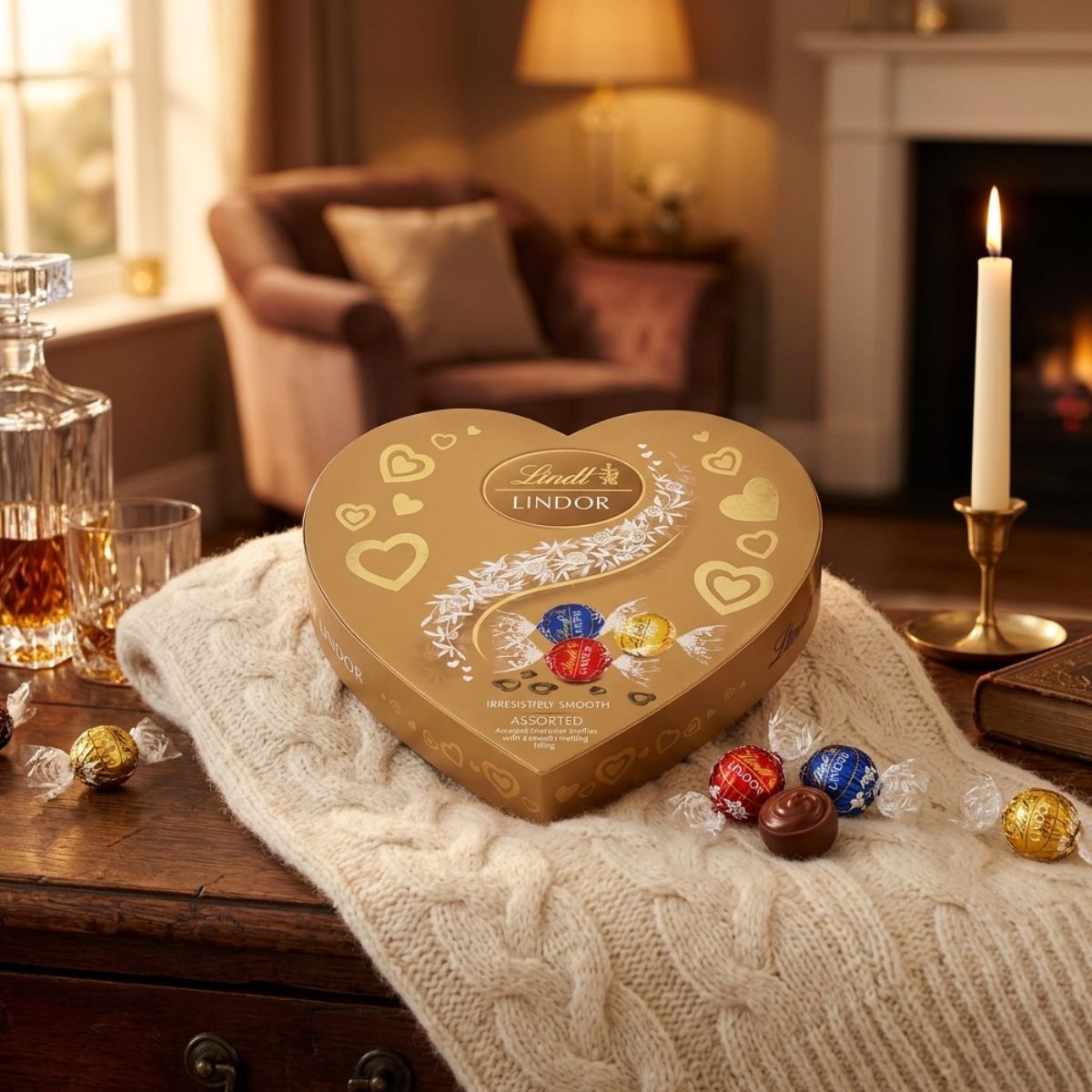 Σοκολατάκια Γάλακτος Συλλογή Lindt Lindor Heart