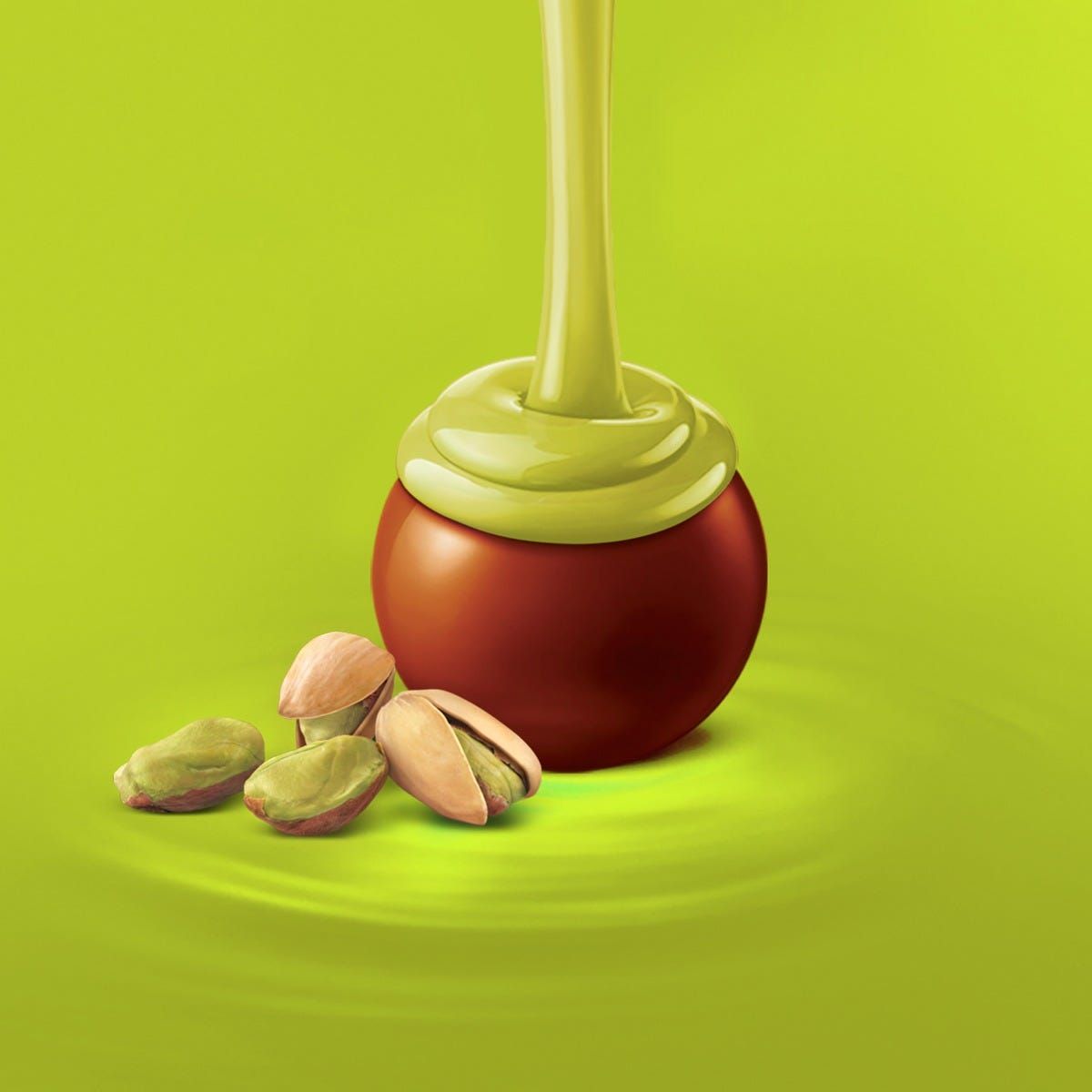 Σοκολατάκια Φυστίκι Lindt Lindor Pistachio