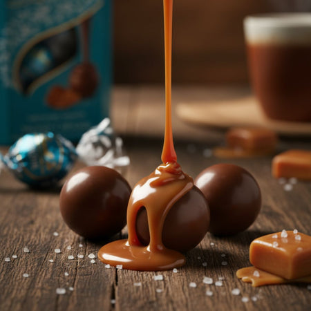 Σοκολατάκια Γάλακτος Lindt Lindor Salted Caramel Milk Chocolates