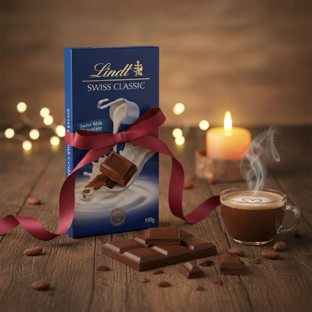 Ελβετική Σοκολάτα Γάλακτος Lindt Swiss Milk Chocolate