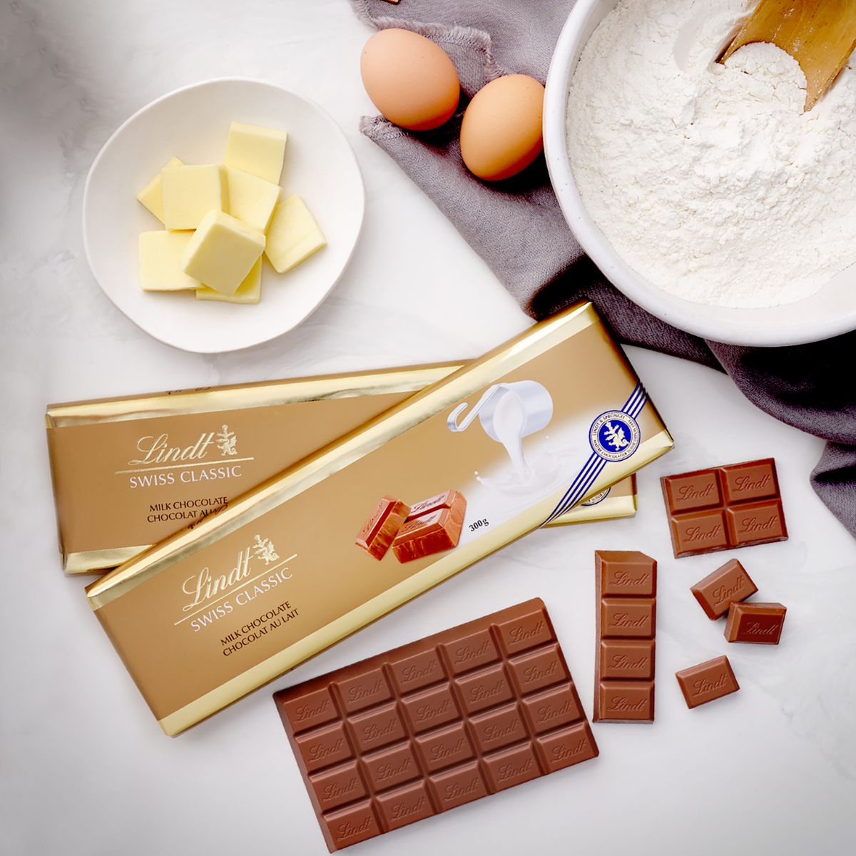 Ελβετική Σοκολάτα Γάλακτος Lindt Swiss Premium Chocolate Extra Milk