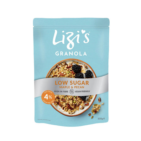 Lizis Granola Low Sugar Maple Pecan 500g