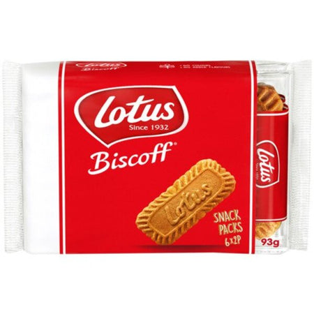 Lotus Biscoff Original Caramelized 6x2pcs Pocket Sachet 93g-A