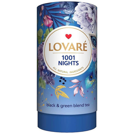 Μείγμα Μαύρου και Πράσινου Τσαγιού Lovare 1001 Nights Black and Green Tea Blend 80g