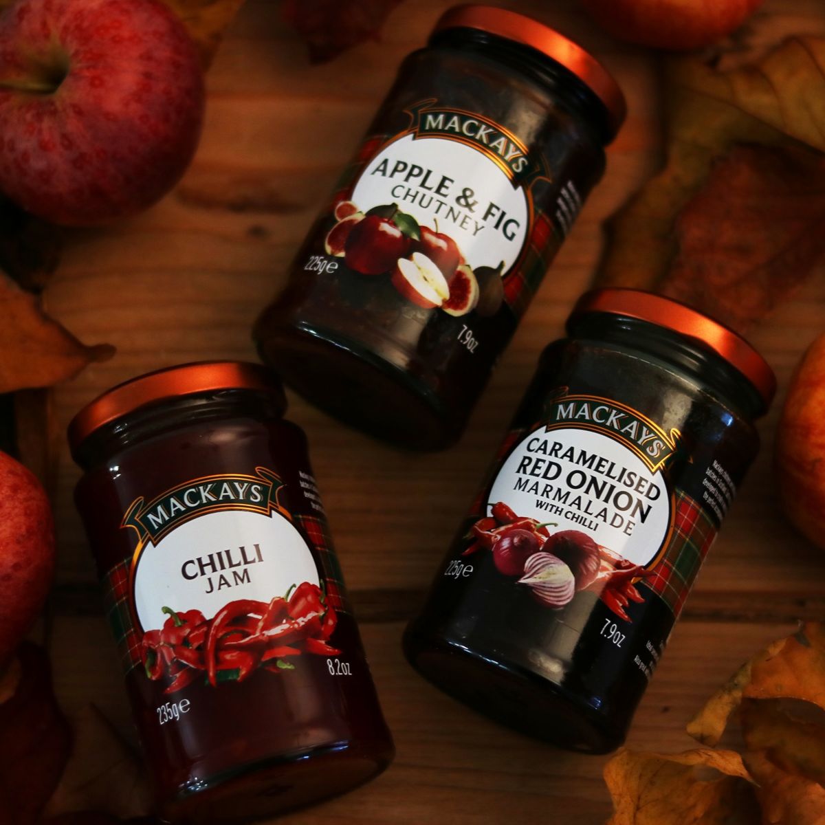 Τσάτνεϊ Μήλο Και Σύκο Mackays Apple And Fig Chutney