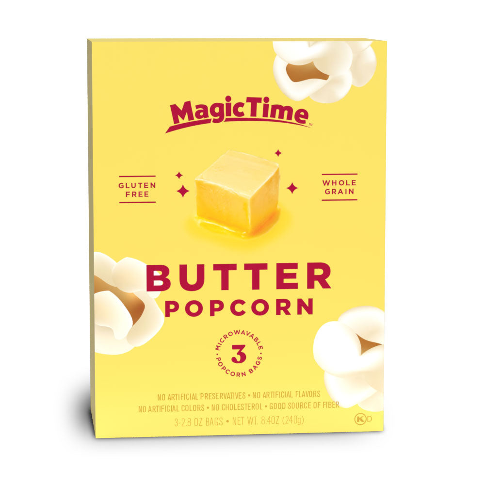 Ποπ Κορν Με Βούτυρο Magic Time Butter Wholegrain Popcorn 240g