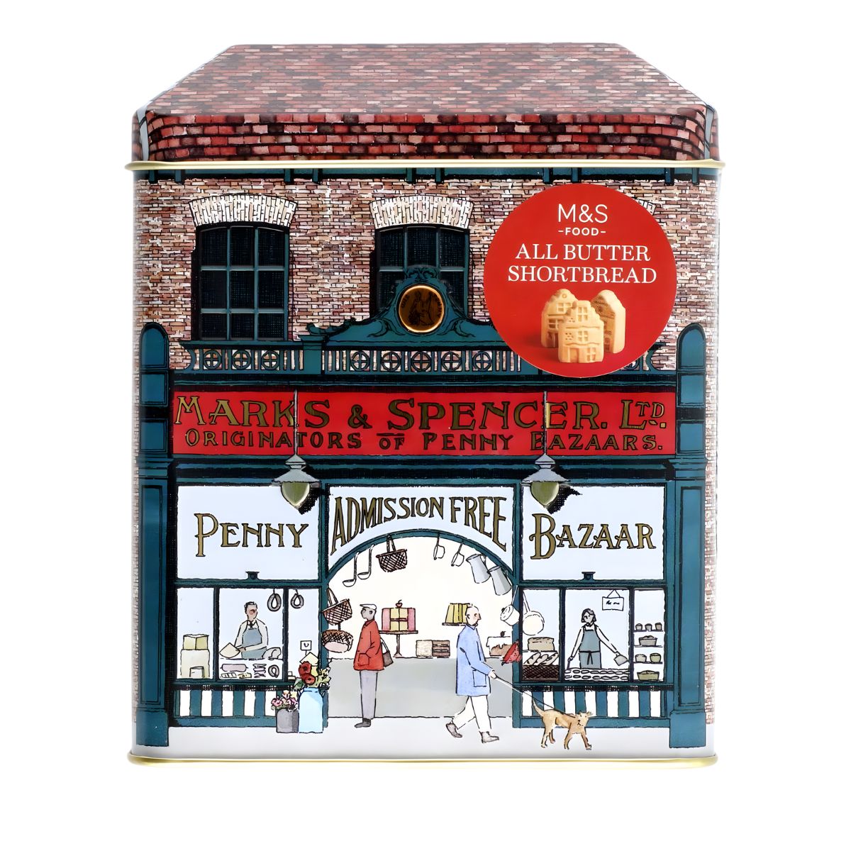 Μπισκότα Βουτύρου Marks and Spencer Penny Bazaar Tin Box All Butter Biscuits