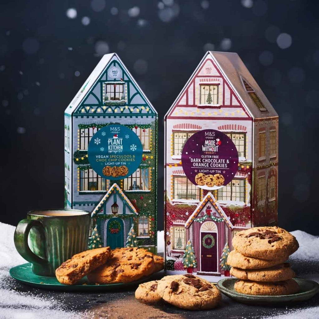 Μπισκότα Marks and Spencer Plant Kitchen Dark Chocolate Cranberry Orange