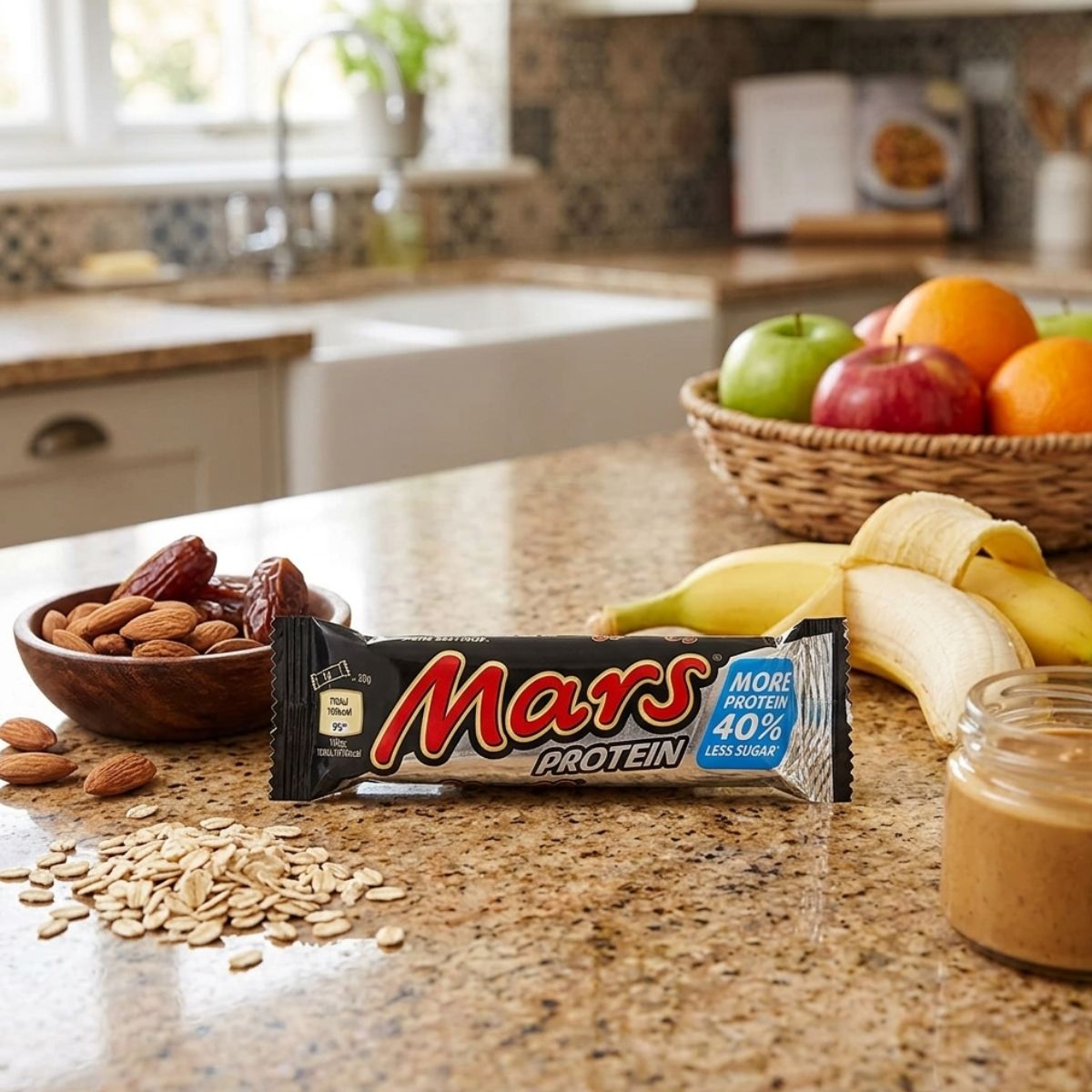Μπάρα Πρωτεΐνης Καραμέλα Σοκολάτα Mars Protein More Protein Less Sugar