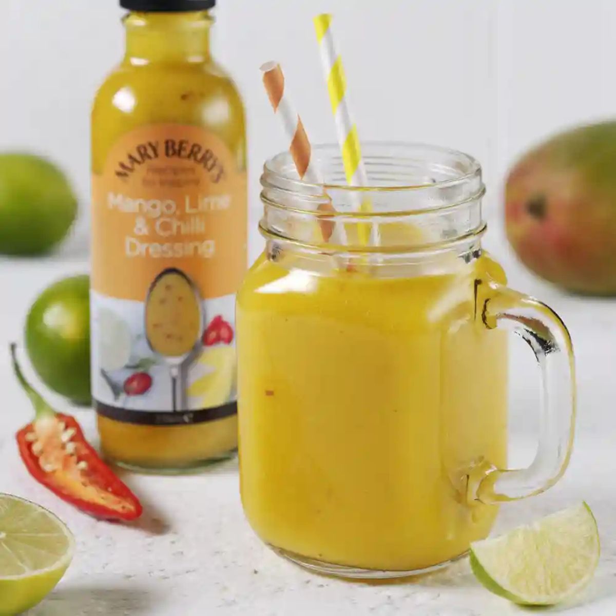 Σάλτσα Ντρέσινγκ Με Μάνγκο Λάιμ Και Τσίλι Mary Berry’s Mango Lime And Chilli Dressing