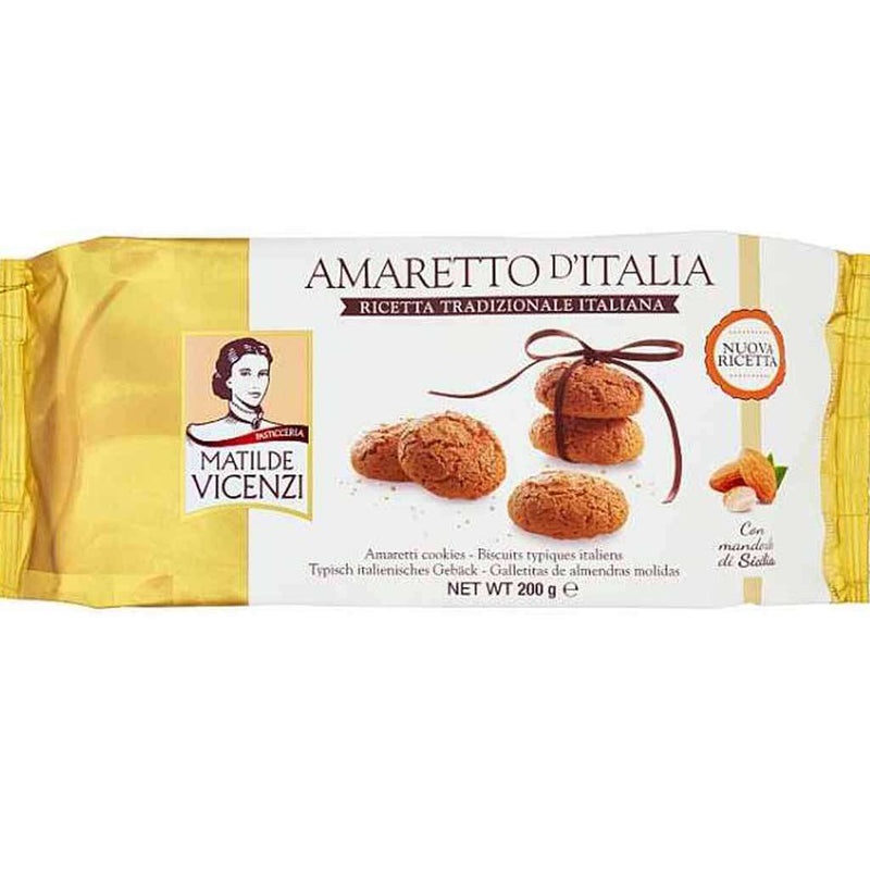 Μπισκότα Αμαρέτο Matilde Vicenzi Amaretto d Italia 200g-1