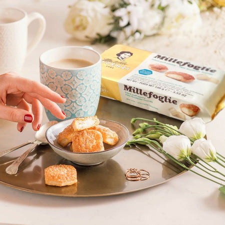 Μπισκότα Σφολιάτας με Κρέμα Matilde Vicenzi Millefoglie Puff Pastry Milk Cream