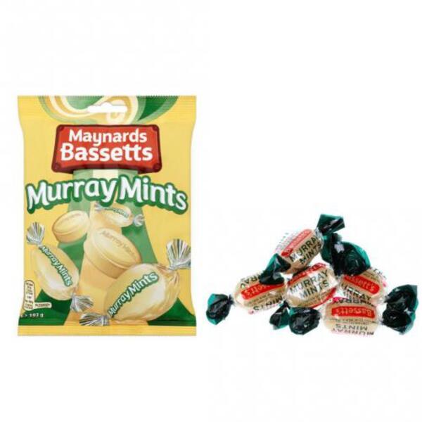 Καραμέλες Με Γεύση Μέντα Maynards Bassetts Murray Mints 193g