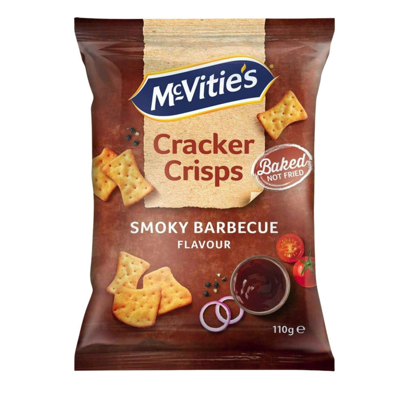 Κράκερ Ψημένα Γεύση Μπάρμπεκιου McVities Cracker Crisps Smoky Barbecue Flavour