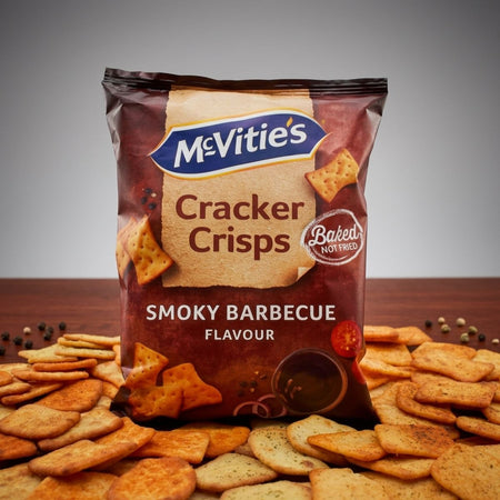 Κράκερ Ψημένα Γεύση Μπάρμπεκιου McVities Cracker Crisps Smoky Barbecue Flavour