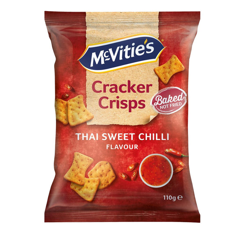 Κράκερ με Γλυκό Tσίλι McVities Cracker Crisps Thai Sweet Chilli Flavour