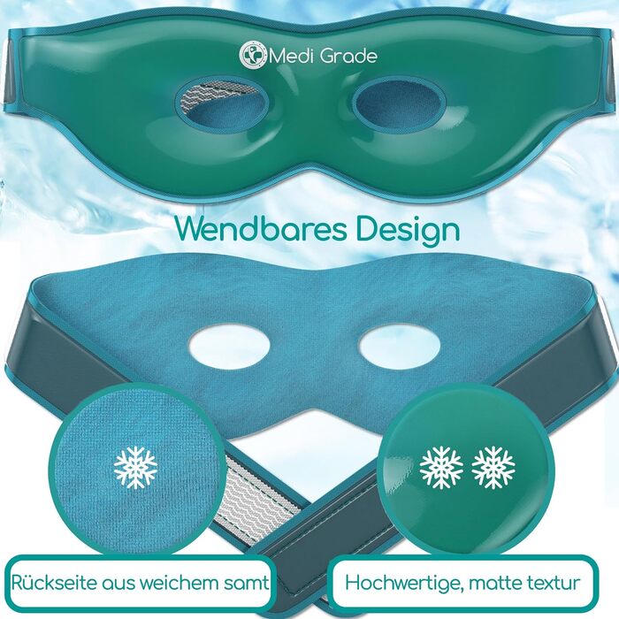 Σετ Επιθέματα Gel Κρυοθεραπείας Medi Grade Cooling Face Mask and Eye Pads Set