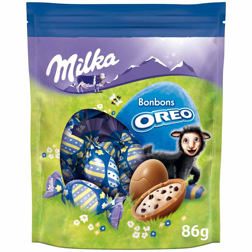 Milka Easter Milk Chocolate Eggs Bonbons Oreo 86g-A