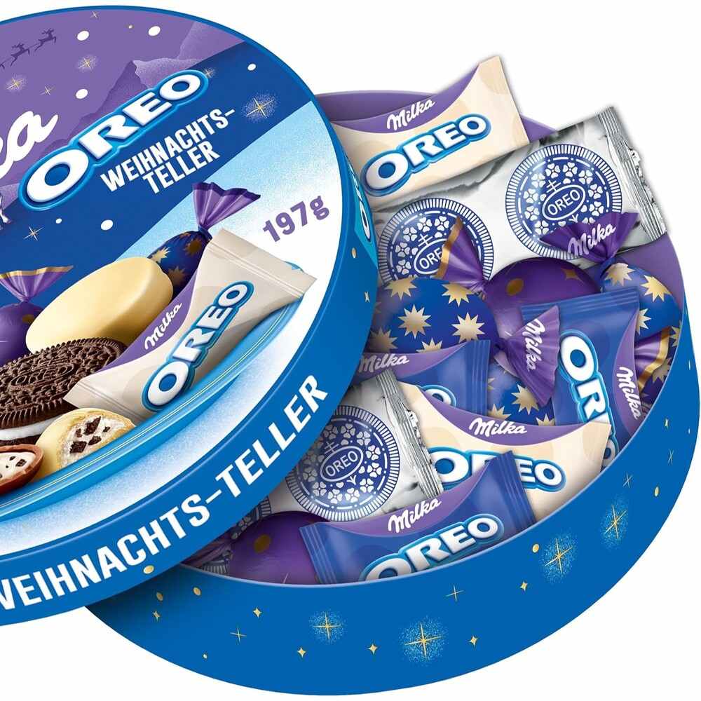 Χριστουγεννιάτικη Σοκολατένια Συλλογή Milka Oreo Christmas Chocolate Box Mix 197g