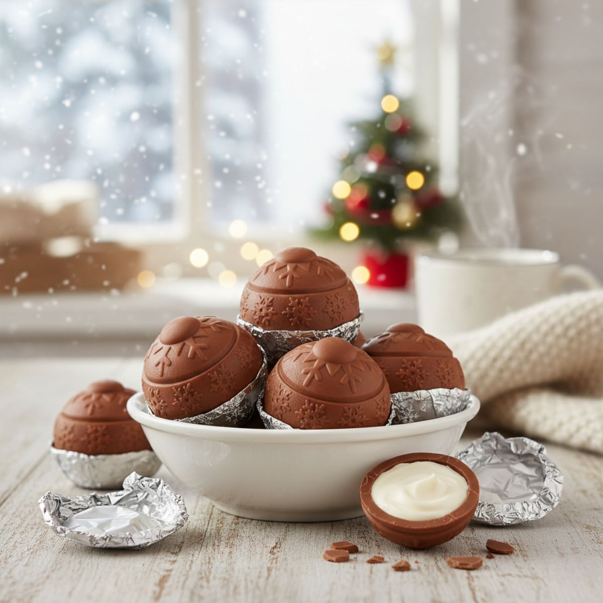 Χριστουγεννιάτικα Σοκολατάκια Milka Snowballs Milchcreme