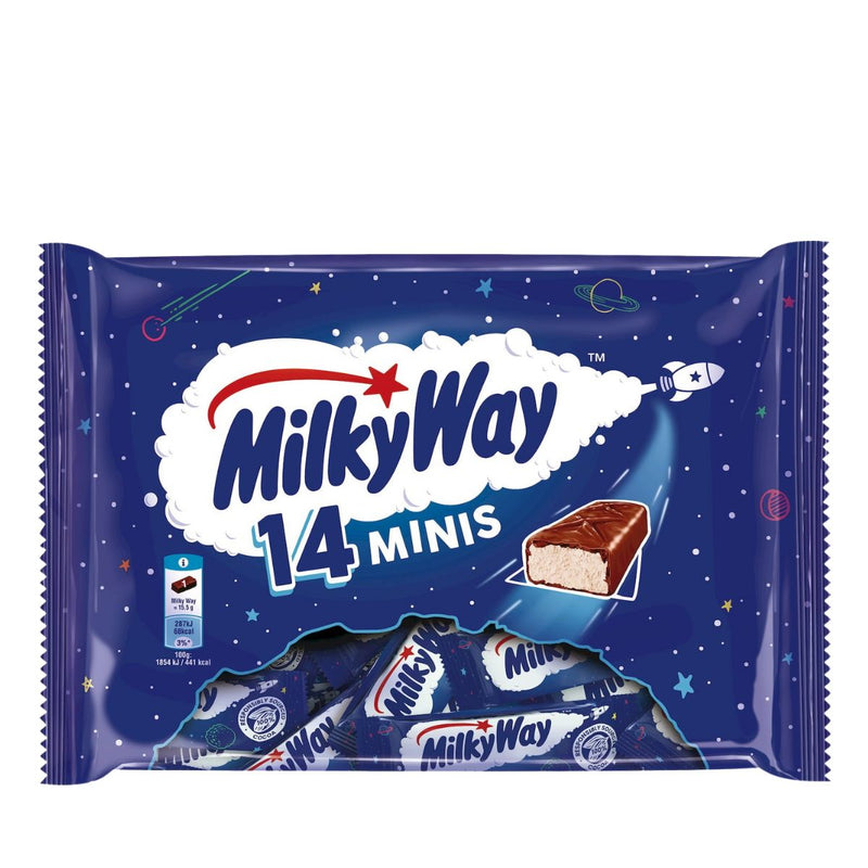 Πολυσυσκευασία Σοκολατένιες Μπουκίτσες Milky Way Chocolate Minis