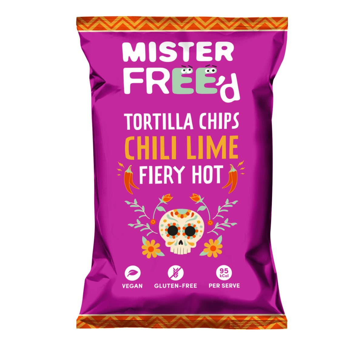 Τσιπς Τορτίγιας Mister Freed Chilli Lime Fiery Hot Tortilla Chips