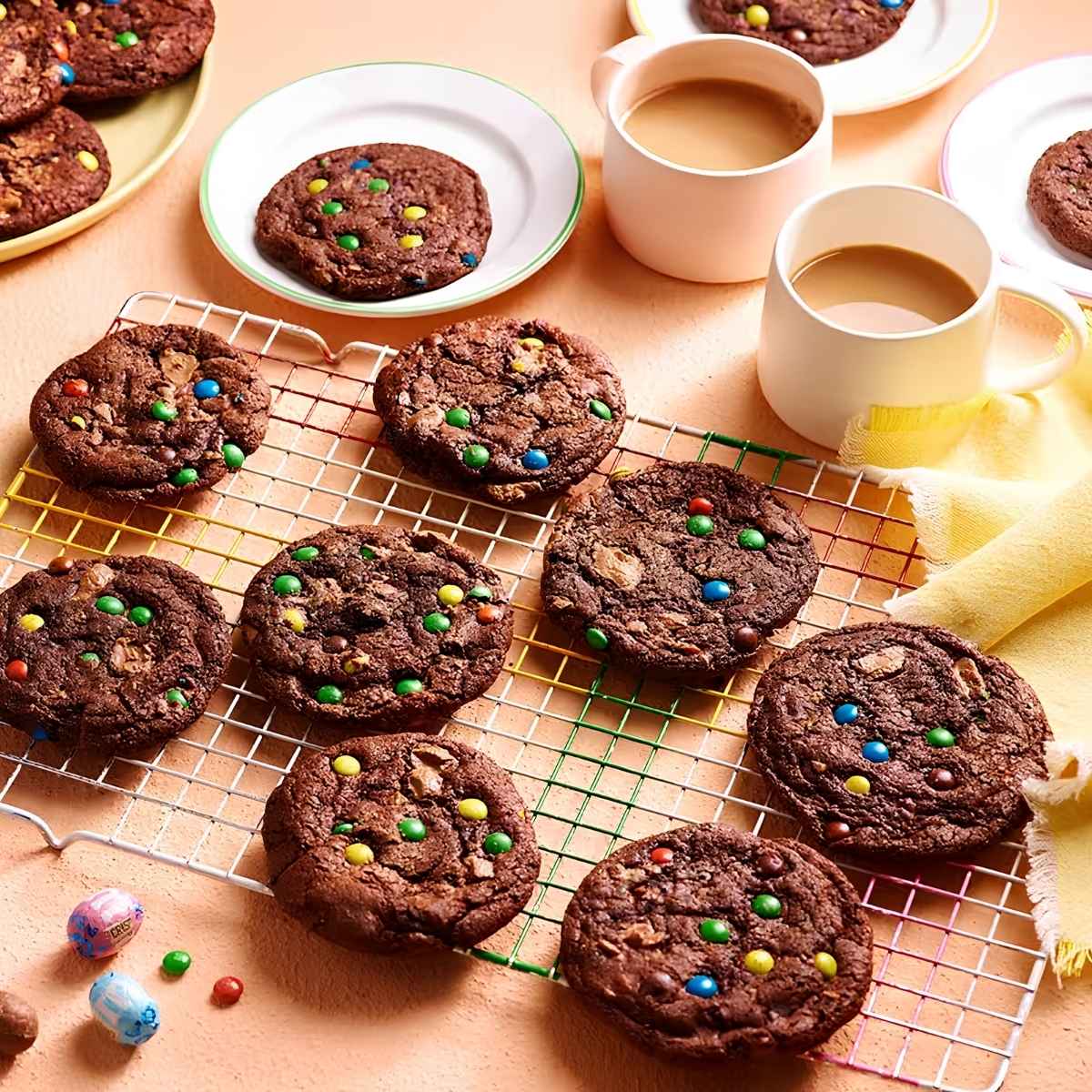 Μπισκότα Σοκολάτας M&M's Double Chocolate Cookies