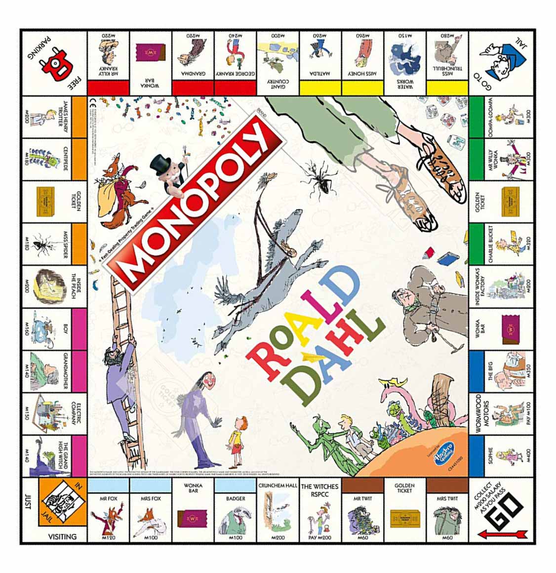 Επιτραπέζιο Monopoly Roald Dahl Hasbro (Στα Αγγλικά)