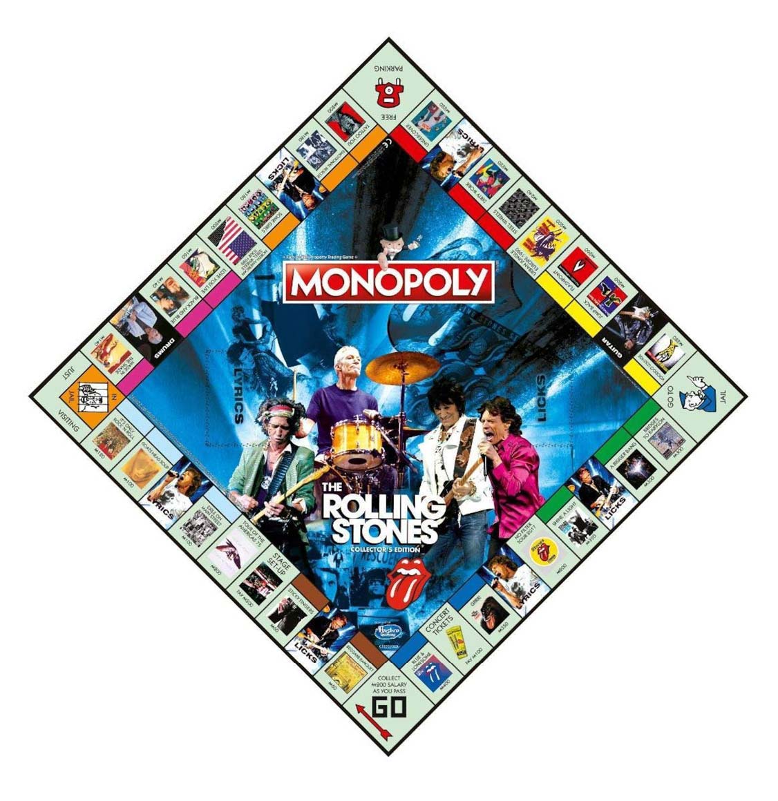 Επιτραπέζιο Monopoly The Rolling Stones Hasbro (Στα Αγγλικά)