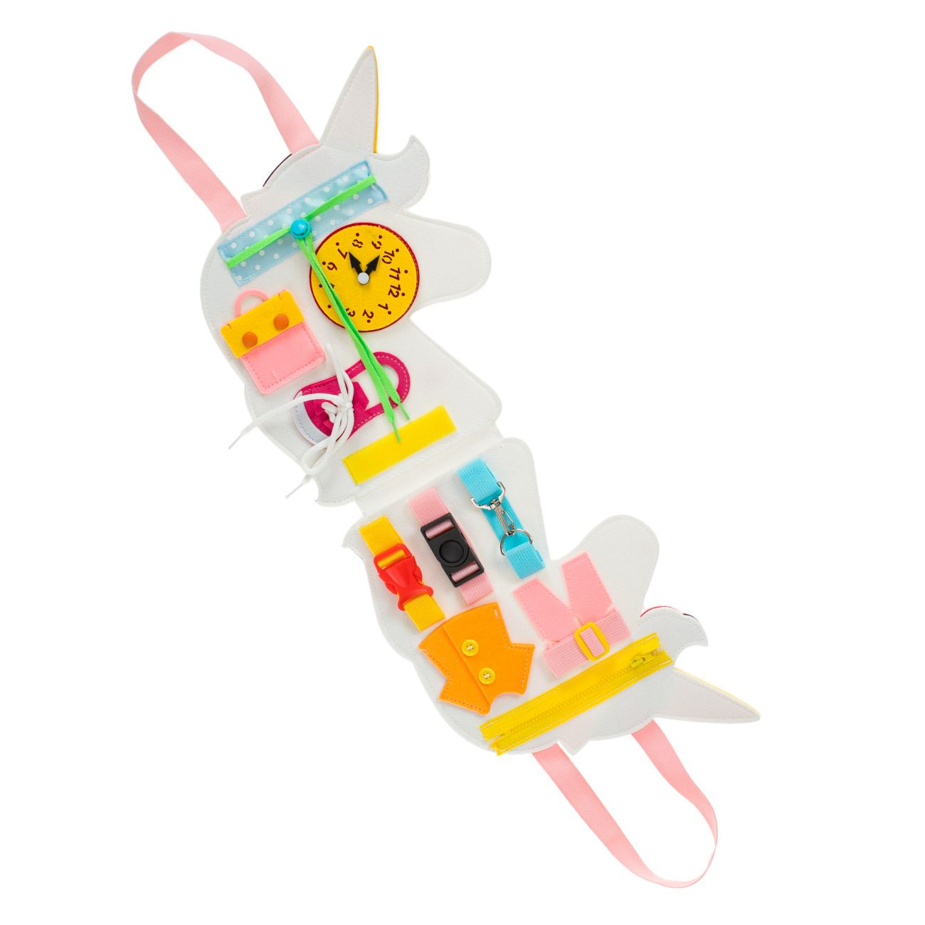 Μοντεσσόρι Εκπαιδευτικό Παιχνίδι Montessori Quiet Busy Book Μονόκερος 25x34cm