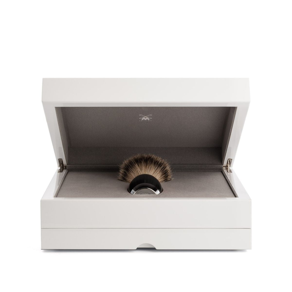 Πινέλο Ξυρίσματος Muhle Edition Με Γνήσια Τρίχα Ασβού Silvertip Badger Carbon Brush