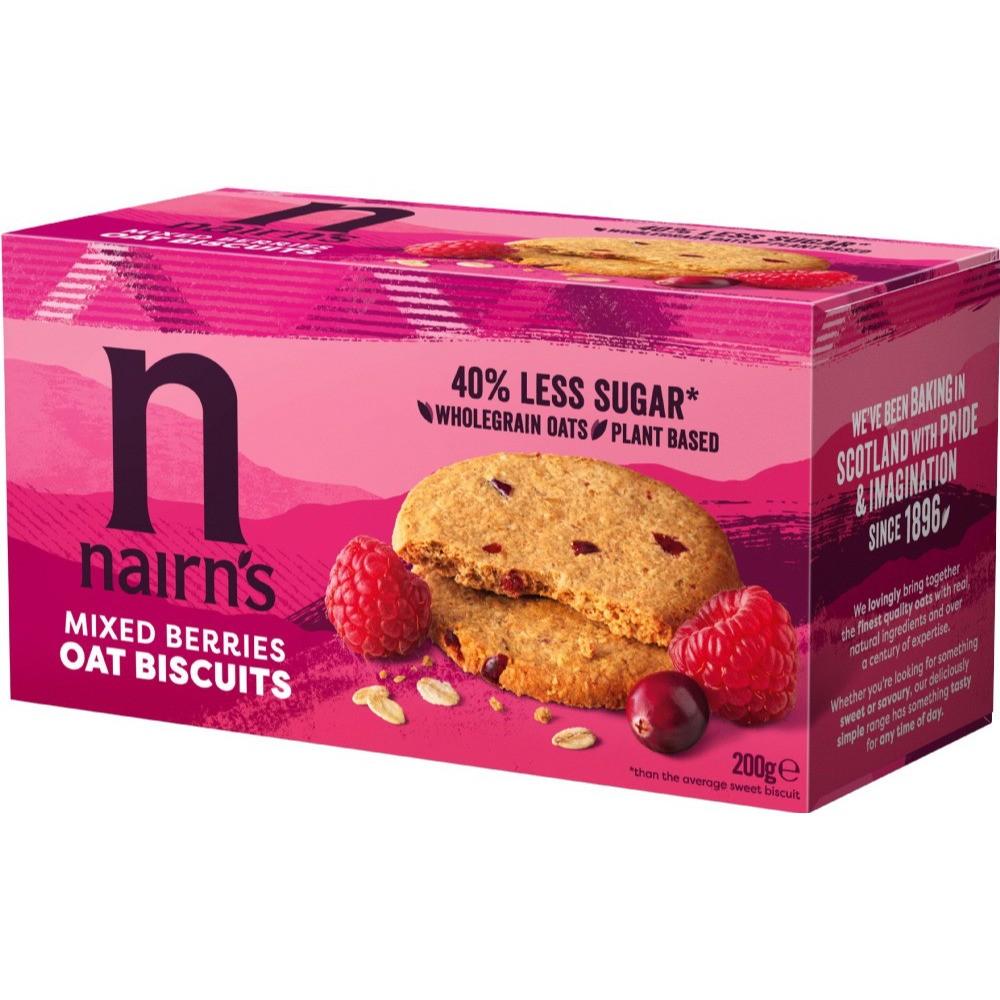 Μπισκότα Βρώμης Nairn's Mixed Berries Oat Biscuits 200g