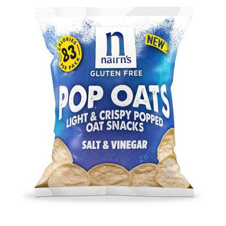 Nairn’s Pop Oats Salt And Vinegar 20g-A