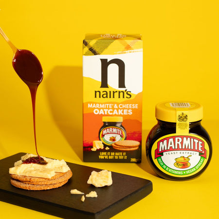 Μπισκότα Βρώμης Nairn’s Marmite and Cheese Oatcakes