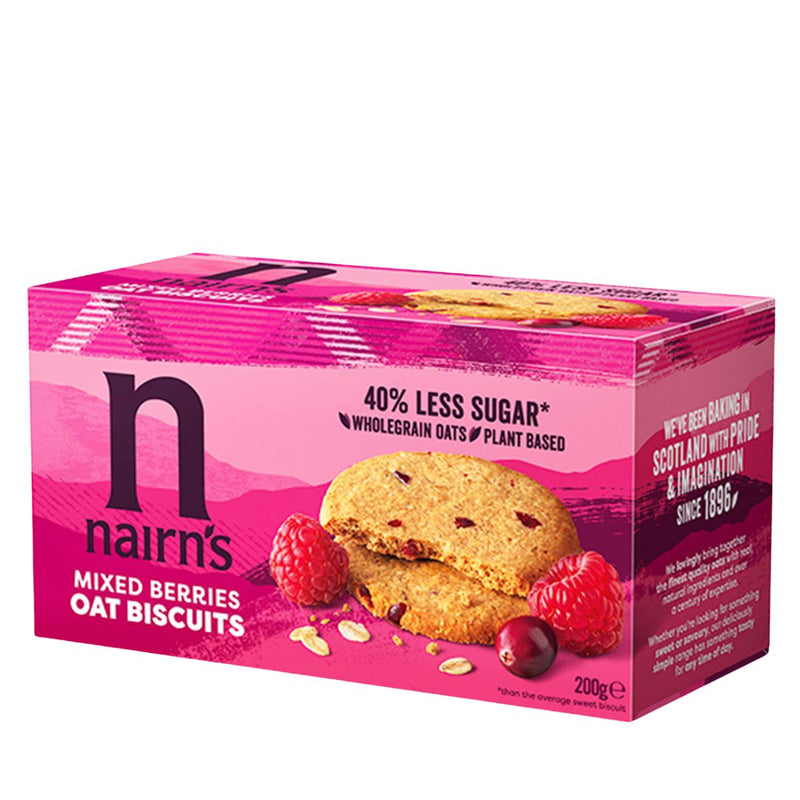 Μπισκότα Βρώμης Nairn's Mixed Berries Oat Biscuits
