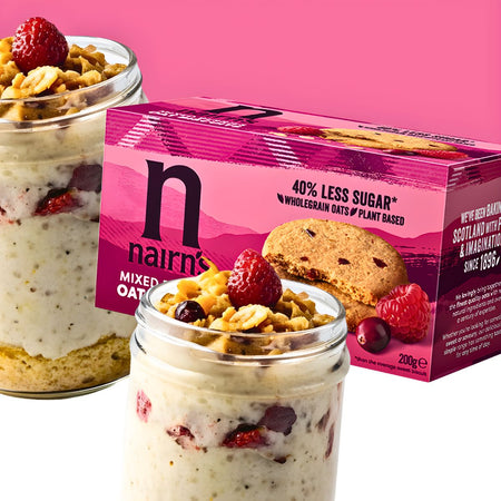 Μπισκότα Βρώμης Nairn's Mixed Berries Oat Biscuits