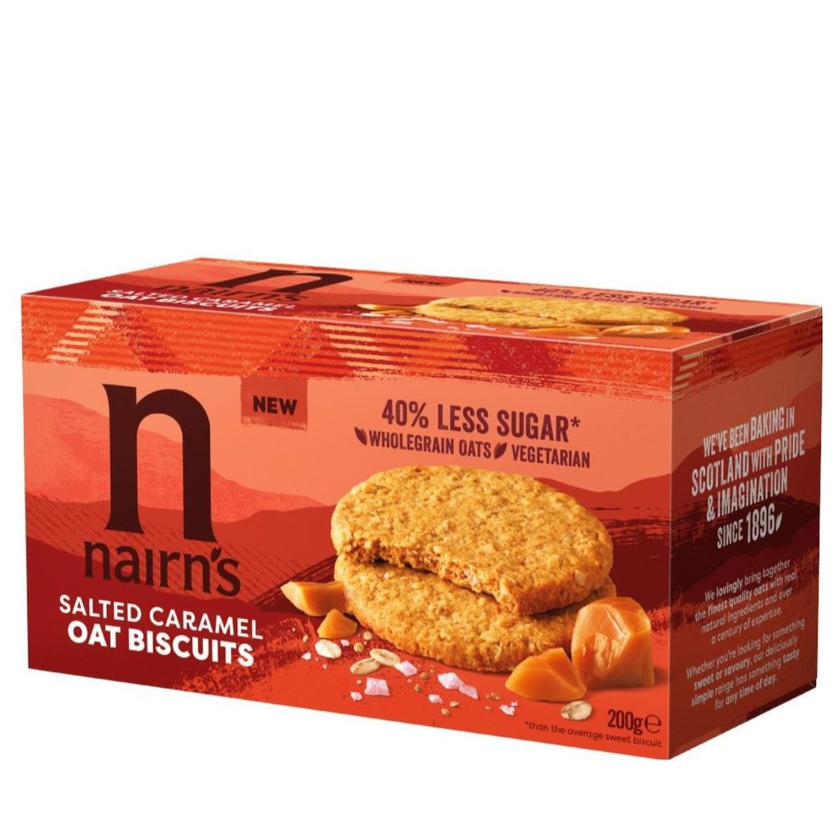 Μπισκότα Βρώμης Nairn's Salted Caramel Oat Biscuits