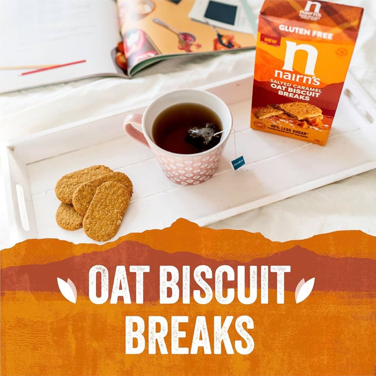 Μπισκότα Βρώμης Nairn's Salted Caramel Oat Biscuits
