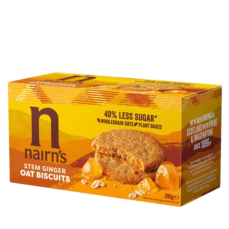 Μπισκότα Βρώμης Nairn's Stem Ginger Oat Biscuits