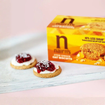 Μπισκότα Βρώμης Nairn's Stem Ginger Oat Biscuits